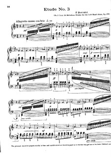 Etude No.3, Op.273: For piano by Ferdinando Bonamici