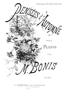 Pensées d'automne, Op.19: Pensées d'automne by Mel Bonis