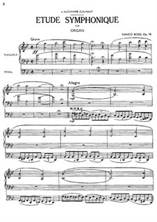 Etude Symphonique, Op.78: Etude Symphonique by Marco Enrico Bossi