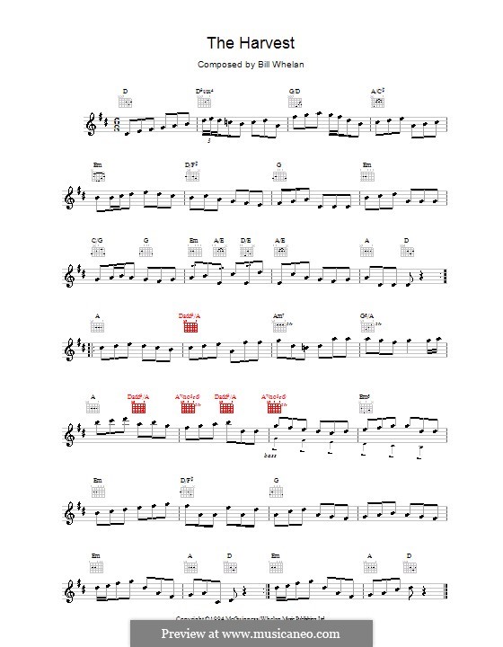 The Harvest From Riverdance By B Whelan Sheet Music On Musicaneo