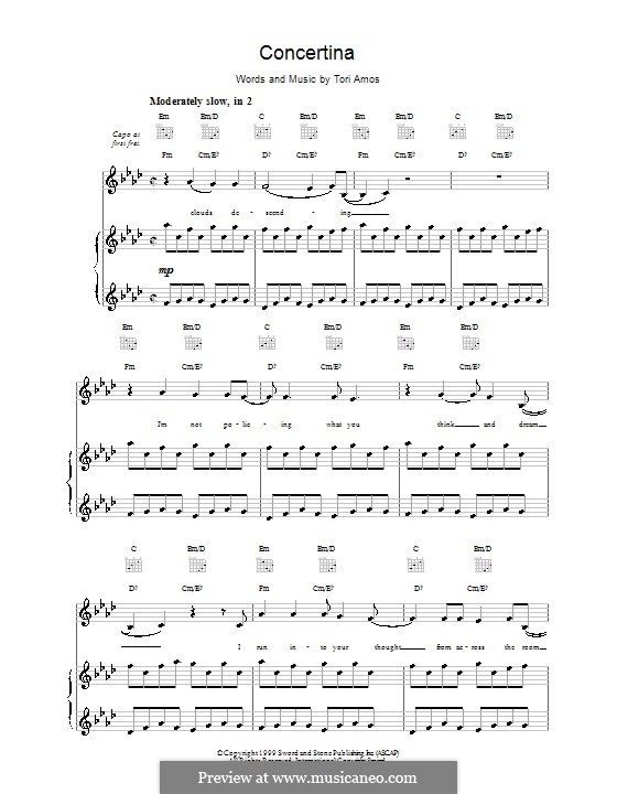 Concertina by T. Amos sheet music on MusicaNeo