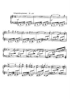 Barcarolle No.12 in E Flat Major, Op.106bis: For piano by Gabriel Fauré