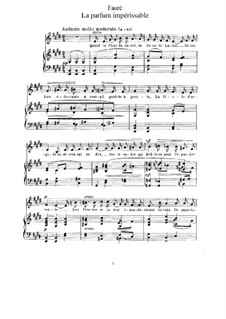 Two Songs, Op.76: Complete set by Gabriel Fauré