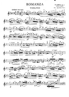 Romance for Violin and Piano, Op.10: Romance for Violin and Piano by Zdeněk Fibich