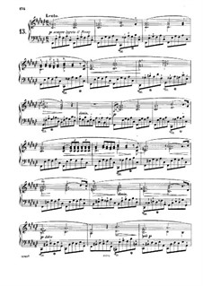 No.13 in F Sharp Major: For piano by Frédéric Chopin