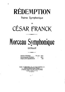 Atonement. Symphonic Poem, FWV 52: Atonement. Symphonic Poem by César Franck