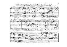 Choral Prelude 'Aus tiefer Not schrei' ich zu dir': Choral Prelude 'Aus tiefer Not schrei' ich zu dir' by Hermann Robert Frenzel