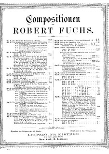 New Improvisations, Op.30: Book II by Robert Fuchs