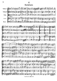 Overture in C Major, K.356: Overture in C Major by Johann Fux