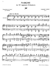 March, Op.54: March by Vincent d' Indy