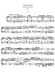 Little Sonata, Op.9: Little Sonata by Vincent d' Indy