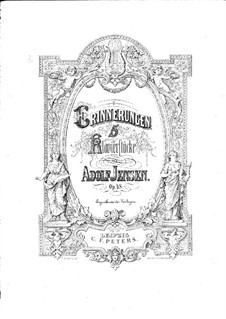 Reminiscences, Op.48: For piano by Adolf Jensen