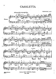 Cabaletta, Op.83: Cabaletta by Theodore Lack