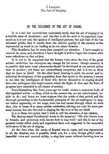 The Art of Singing: The Art of Singing by Francesco Lamperti