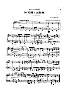 Funeral March By C Lavallee Sheet Music On Musicaneo