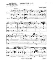 Postlude in D Major: Postlude in D Major by Jacques-Nicolas Lemmens