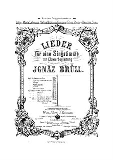 Songs, Op.18: No.4 Polly Steward by Ignaz Brüll