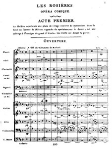 Les rosières: Overture by Ferdinand Herold