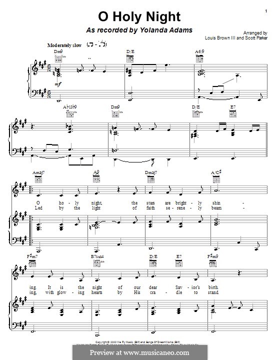 Vocal version (Printable scores): For voice and piano (or guitar) A Major by Adolphe Adam
