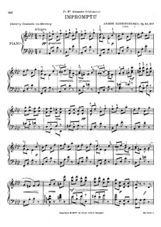 Impromptu, Op.47: Impromptu by Arseny Koreshchenko