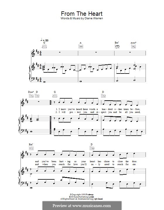 From The Heart Another Level By D Warren Sheet Music On Musicaneo