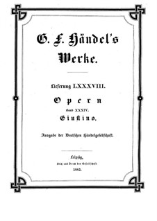 Giustino, HWV 37: Giustino by Georg Friedrich Händel