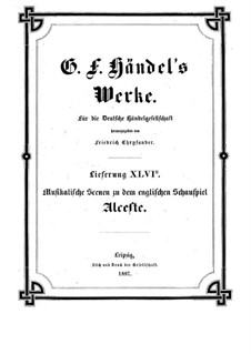 Alceste, HWV 45: Act I, IV by Georg Friedrich Händel