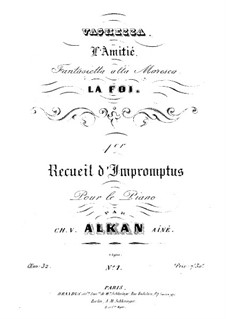 Four Impromptus for Piano, Op.32: For a single performer by Charles-Valentin Alkan