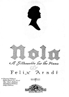Nola: For piano by Felix Arndt