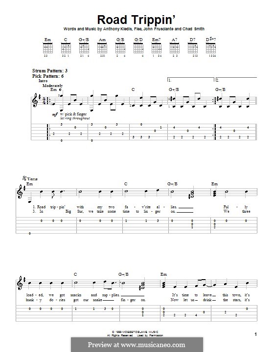 The Mirror guitar pro tab by John Frusciante @