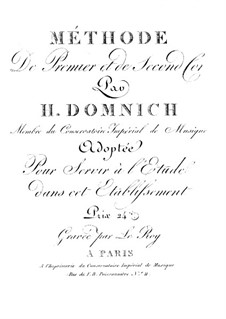 Méthode de Premier et de Second Cor: Méthode de Premier et de Second Cor by Heinrich Domnich
