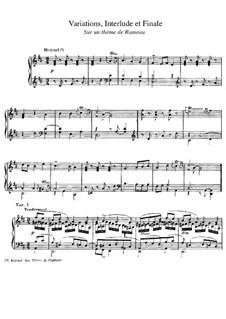 Variationen, Interludium und Finale über Thema von Rameau: Variationen, Interludium und Finale über Thema von Rameau by Paul Dukas