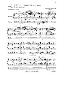 Nachspiel in c-Moll, Op.20 No.6: Nachspiel in c-Moll by William Edmondstoune Duncan