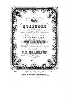 Streichquartett in A-Dur, Op.61 No.1: Streichquartett in A-Dur by John Lodge Ellerton