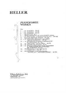 Album für die Jugend, Op.138: Vollsammlung by Stephen Heller