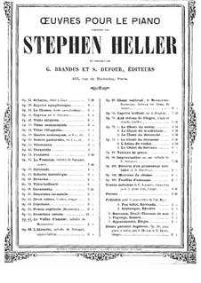 Improvisation über 'Auf Flügeln des Gesanges' von Mendelssohn, Op.67: Improvisation über 'Auf Flügeln des Gesanges' von Mendelssohn by Stephen Heller