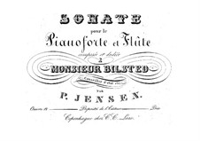 Sonate für Flöte und Klavier in G-Dur, Op.18: Sonate für Flöte und Klavier in G-Dur by Niels Peter Jensen