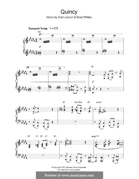 Quincy: Für Klavier by Stuart Phillips