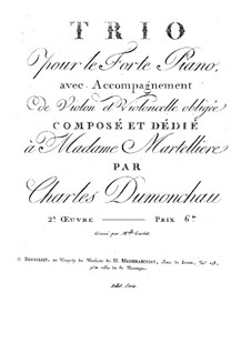 Klaviertrio, Op.2: Klaviertrio by Charles-François Dumonchau