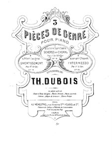 Scherzo und Choral, Op.18: Scherzo und Choral by Théodore Dubois