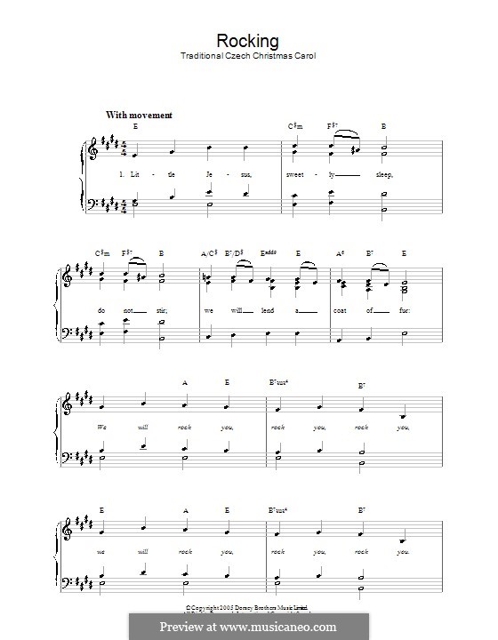 Rocking: Für Klavier, leicht by folklore