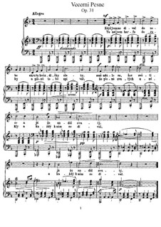 Abendlieder, B.61 Op.31: Abendlieder by Antonín Dvořák