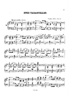 Zwei Tarantellen, Op.137: Zwei Tarantellen by Stephen Heller
