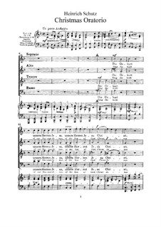 Weihnachts-Oratorium: Weihnachts-Oratorium by Heinrich Schütz