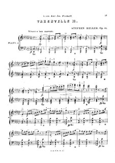 Tarantella Nr.2, Op.61: Tarantella Nr.2 by Stephen Heller