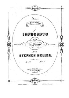 Impromptu in F-Dur, Op.84: Impromptu in F-Dur by Stephen Heller