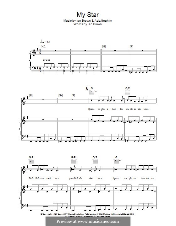 My Star: Für Stimme und Klavier (oder Gitarre) by Aziz Ibrahim