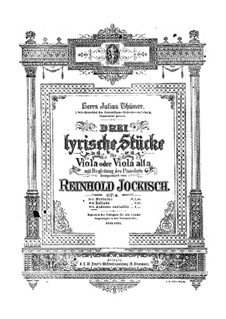 Andante cantabile, Op.4 No.3: Andante cantabile by Reinhold Jockisch