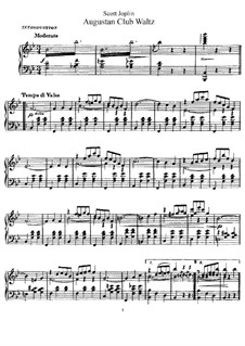Augustan Club Waltz: Augustan Club Waltz by Scott Joplin