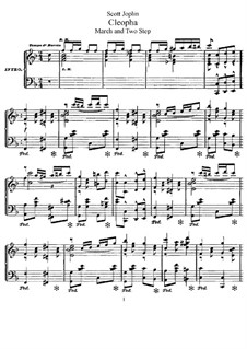 Cleopha: Für Klavier by Scott Joplin